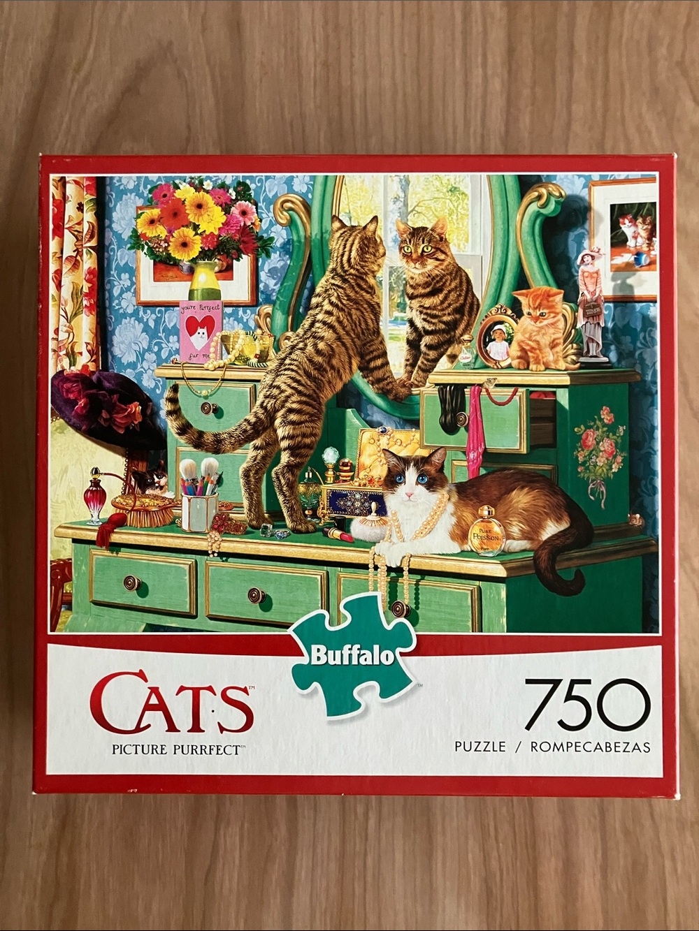 🧩Complete🧩 Cats “Picture Purrfect” 750 piece puzzle